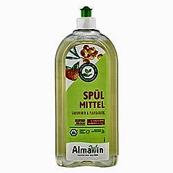 AlmaWin Organik Sıvı Elde Bulaşık Deterjanı  Yalancı İğde özlü  Mandalina Kokulu  1L