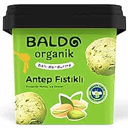 Baldo Organik Antep Fıstıklı Ballı Dondurma 400g