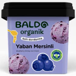 Baldo Organik Yabanmersinli Ballı Dondurma 400g