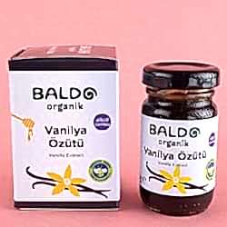 Baldo Organik Vanilya Özütü 80g  Alkolsüz 