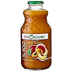 BenOrganic Organik Şeftali Kayısı Suyu 946ml