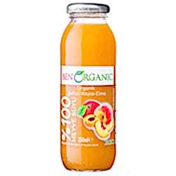 BenOrganic Organik Şeftali Kayısı Elma Suyu 250ml