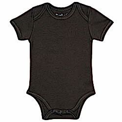 Canboli Organik Bebek Kısa Kollu Body  Kahverengi  0-3 Ay 