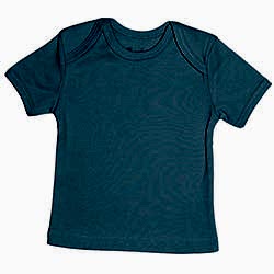 Canboli Organik Bebek Kısa Kollu T-shirt  Açık Mavi  3-6 Ay 