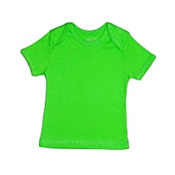 Canboli Organik Bebek Kısa Kollu T-shirt  Yeşil  3-6 Ay 