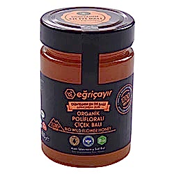 Eğriçayır Organik Polifloralı  Yabani  Çiçek Balı 450g