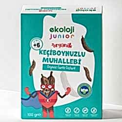 Ekoloji Junior Organik Glütensiz Muhallebi Karışımı  Keçiboynuzlu  100g