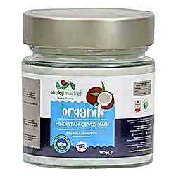 Ekoloji Market Organik Hindistan Cevizi Yağı 180ml