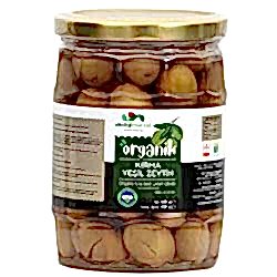 Ekoloji Market Organik Yeşil Zeytin  Kırma  540g