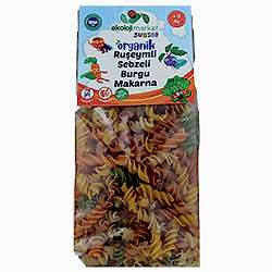 Ekoloji Junior Organik Ruşeymli Sebzeli Burgu Makarna 250g