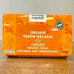 Ekoloji Market Organik Tahin Helvası  Tarçın & Zencefilli  200g