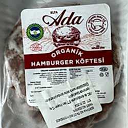 Elta Ada Organik Donuk Hamburger Köftesi  KG 