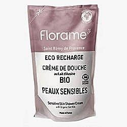 Florame Organik Krem Duş Jeli  Hassas Cilt  Yedek Ambalaj  700ml