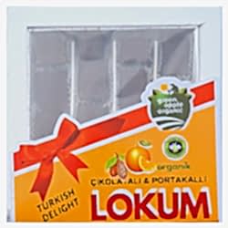 Greenapple Organik Bitter Çikolata Kaplı Portakallı Lokum 250g