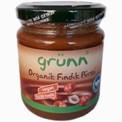 Grünn Organik %100 Fındık Püresi 200g