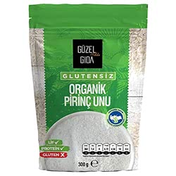 GÜZEL GIDA Organik Glutensiz Pirinç Unu 300g