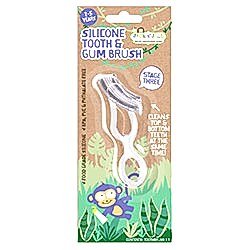 Jack N'Jill Silikon Diş ve Diş Eti Fırçası  2-5 Yaş  3  Aşama 