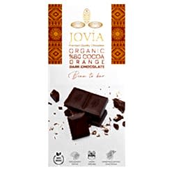 Jovia Organik Bitter Çikolata  Portakallı %80 Kakao  85g