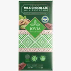 Jovia Organik Sütlü Çikolata  Antepfıstıklı  40g
