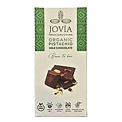 Jovia Organik Sütlü Çikolata  Antep Fıstıklı  85g