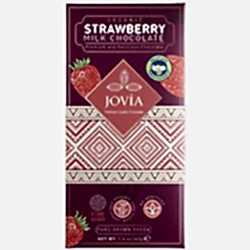 Jovia Organik Sütlü Çikolata  Çilekli  40g