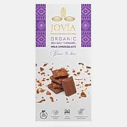 Jovia Organik Sütlü Çikolata  Karamel & Deniz Tuzu  85g