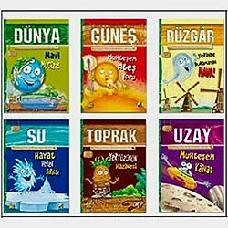 Çevreci Bilim Kitapları  6 Kitap Takım  8-12 yaş