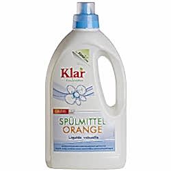 Klar Organik Sıvı Elde Bulaşık Deterjanı  Portakal Kokulu  1 5L