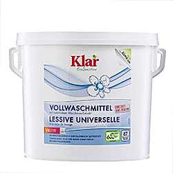 Klar Organik Sabun Cevizi özlü Toz Çamaşır Deterjanı  Kokusuz  4 4kg