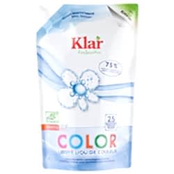 Klar Organik Renkliler için Sıvı Çamaşır Deterjanı  Kokusuz  1 5L Eko-ambalaj