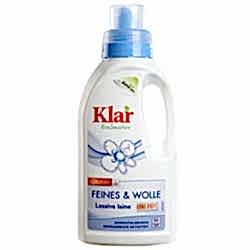 Klar Organik İpek  Yünlü ve Narin Çamaşırlar için Sıvı Deterjan  Kokusuz  500ml