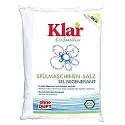 Klar Organik Bulaşık Makinesi Tuzu  Kokusuz  2Kg