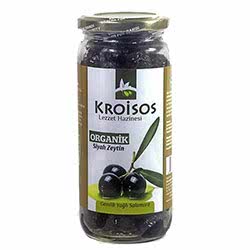 Kroisos Organik Siyah Zeytin  Gemlik Yağlı Salamura  310g