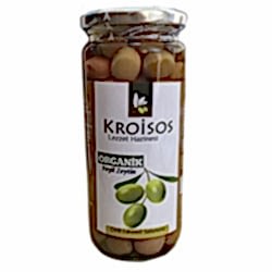 Kroisos Organik Yeşil Zeytin  Çizik  300g