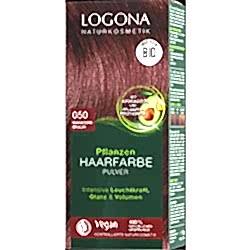 Logona Organik Bitkisel Toz Saç Boyası  050 Maun Kahve 