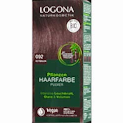 Logona Organik Bitkisel Toz Saç Boyası  092 Kızıl Kahve 