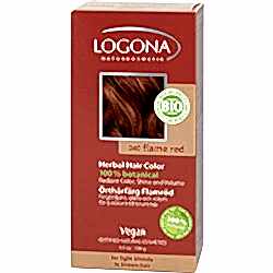 Logona Organik Bitkisel Toz Saç Boyası  Ateş Kızılı 