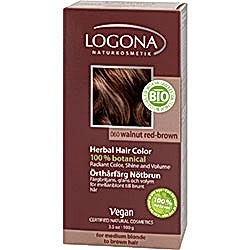 Logona Organik Bitkisel Toz Saç Boyası  Kızıl Kahve 