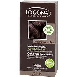 Logona Organik Bitkisel Toz Saç Boyası  Koyu Kahve 