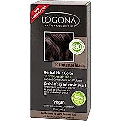 Logona Organik Bitkisel Toz Saç Boyası  Yoğun Siyah 