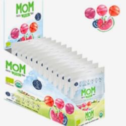 MOM Organik Lolipop Meyveli Şeker  C Vitaminli  120 adet  12 Paket x 10 Adet 