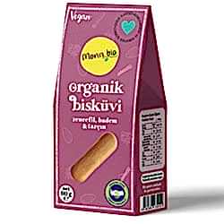 Monn Bio Organik Zencefil Badem Tarçınlı Bisküvi 60g