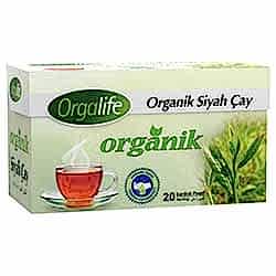 Karali Orgalife Organik Siyah Çay  Bardak Poşet  20 adet