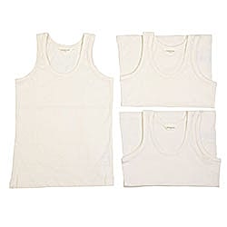 OrganicKid Organik 3'lü Atlet  Ham Kumaş   4 Yaş 