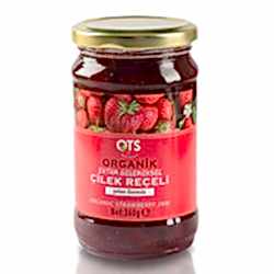 OTS Organik Çilek Reçeli  Ekstra Geleneksel  360g