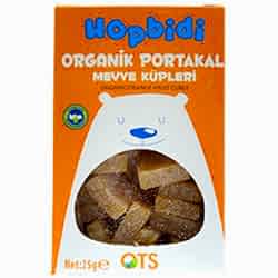OTS Organik Hopbidi Portakal Meyve Küpleri  Yumuşak Şeker  25g