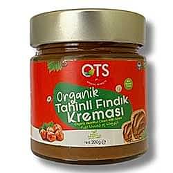 OTS Organik Tahinli Fındık Kreması  %55 Fındık  200g