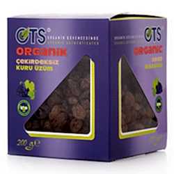 OTS Organik Çekirdeksiz Üzüm Kurusu 200g