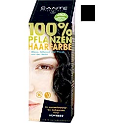 SANTE Organik Bitkisel Toz Saç Boyası  Siyah  100g