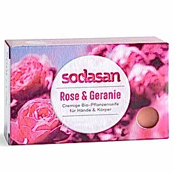SODASAN Organik Sabun  Gül & Itır  100g